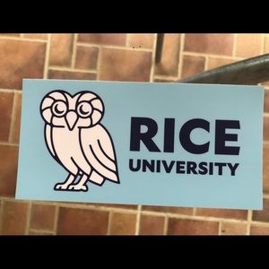 Rice University Car Decal